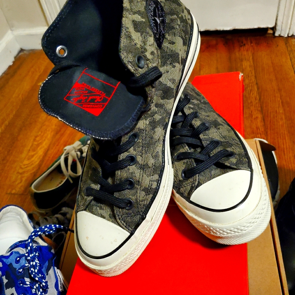 Chucks Converse clean green Camo 👌